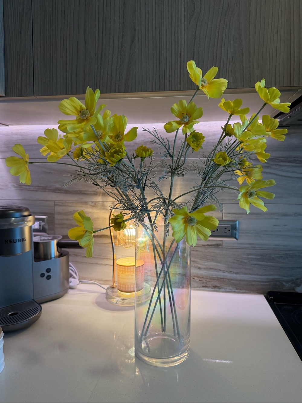 Yellow Faux Flowers